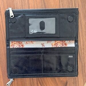 HOBO Black Leather Organizer